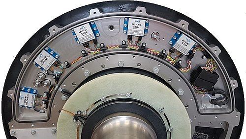 量測輪整合遙測系統的示意圖