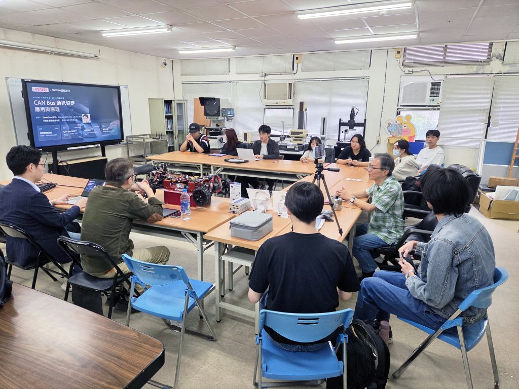 淡江大學場次 CAN Bus 研討會現場