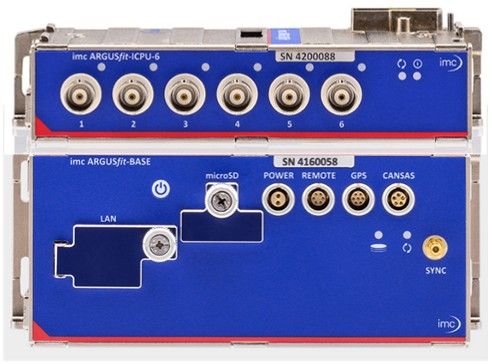 imc ARGUSfit 模組化資料擷取系統，用於 ISO 5349-3 手傳衝擊振動測試