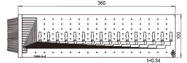 SSM-360-X 路面應變計示意圖