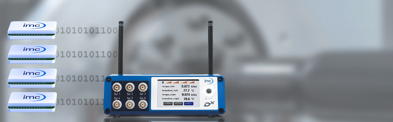 imc Dx 模組化無線遙測系統